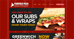 Desktop Screenshot of fairfieldpizza.net